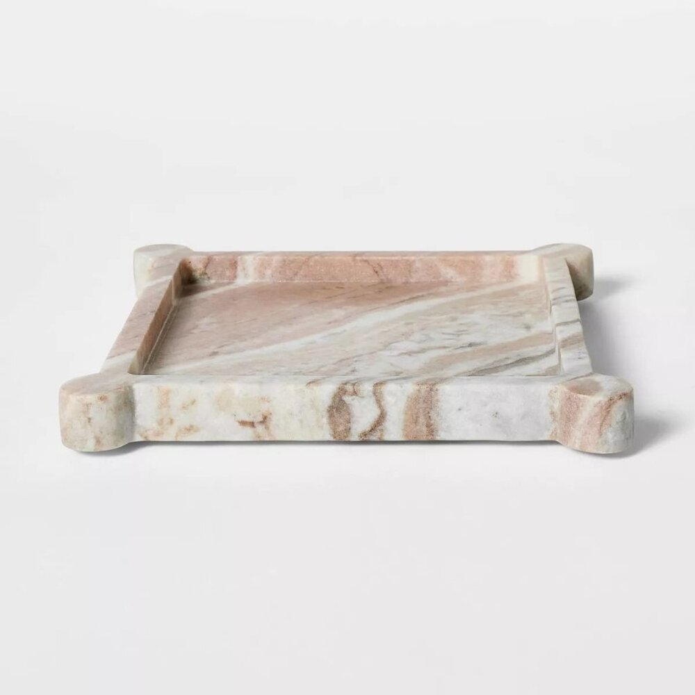 8" Marble Catchall Tray Off-White -‎ Threshold Studio McGee - Target Fall 2025
